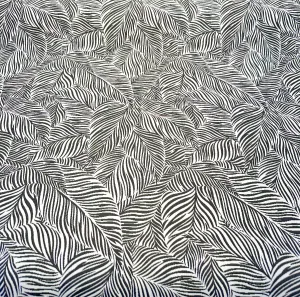 Sunbrella Adventure Tropical Black White Reversible Outdoor Fabric By the yard