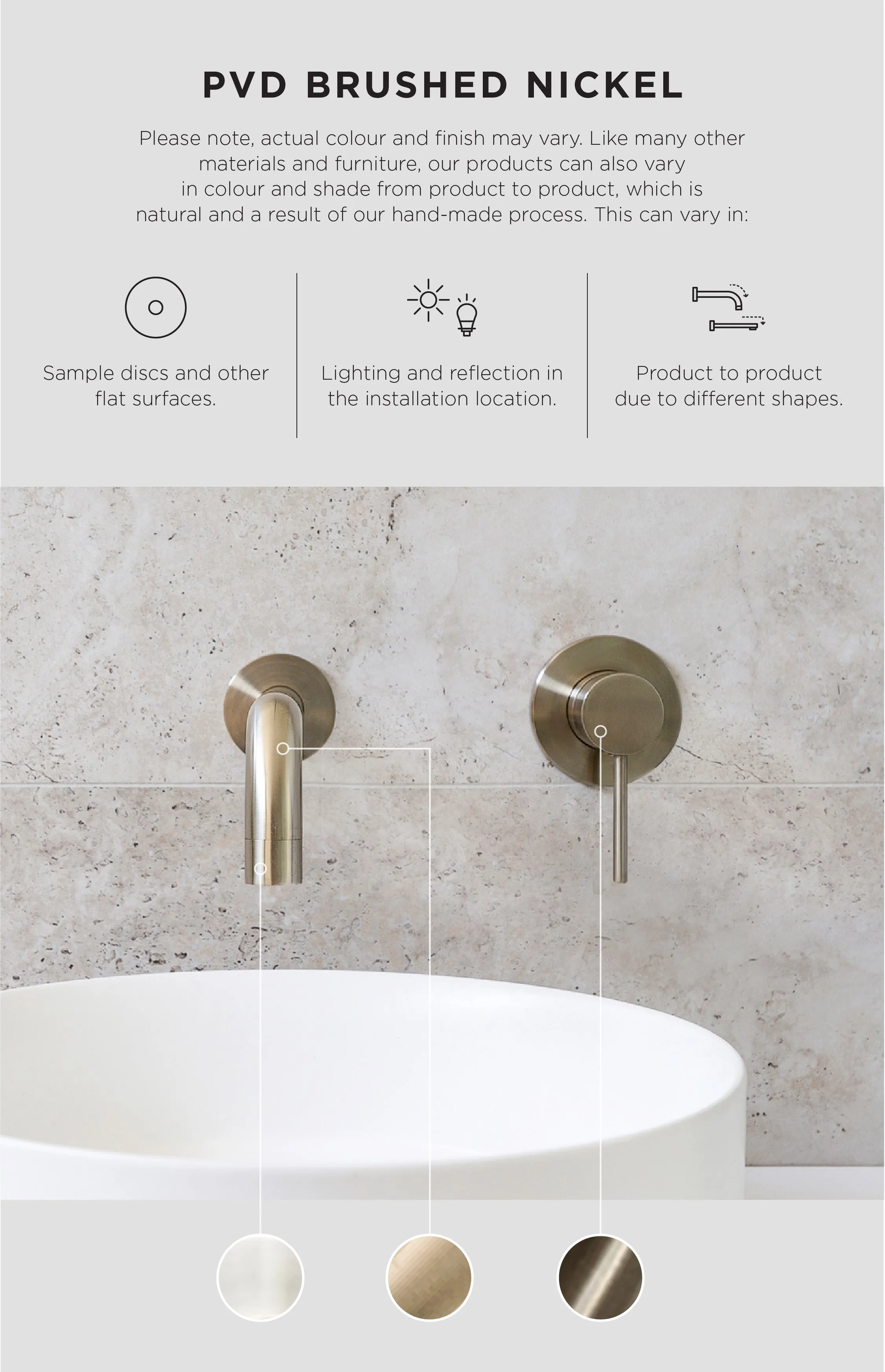 Universal all-in-one Pop Up Waste - Basin & Bath - PVD Brushed Nickel