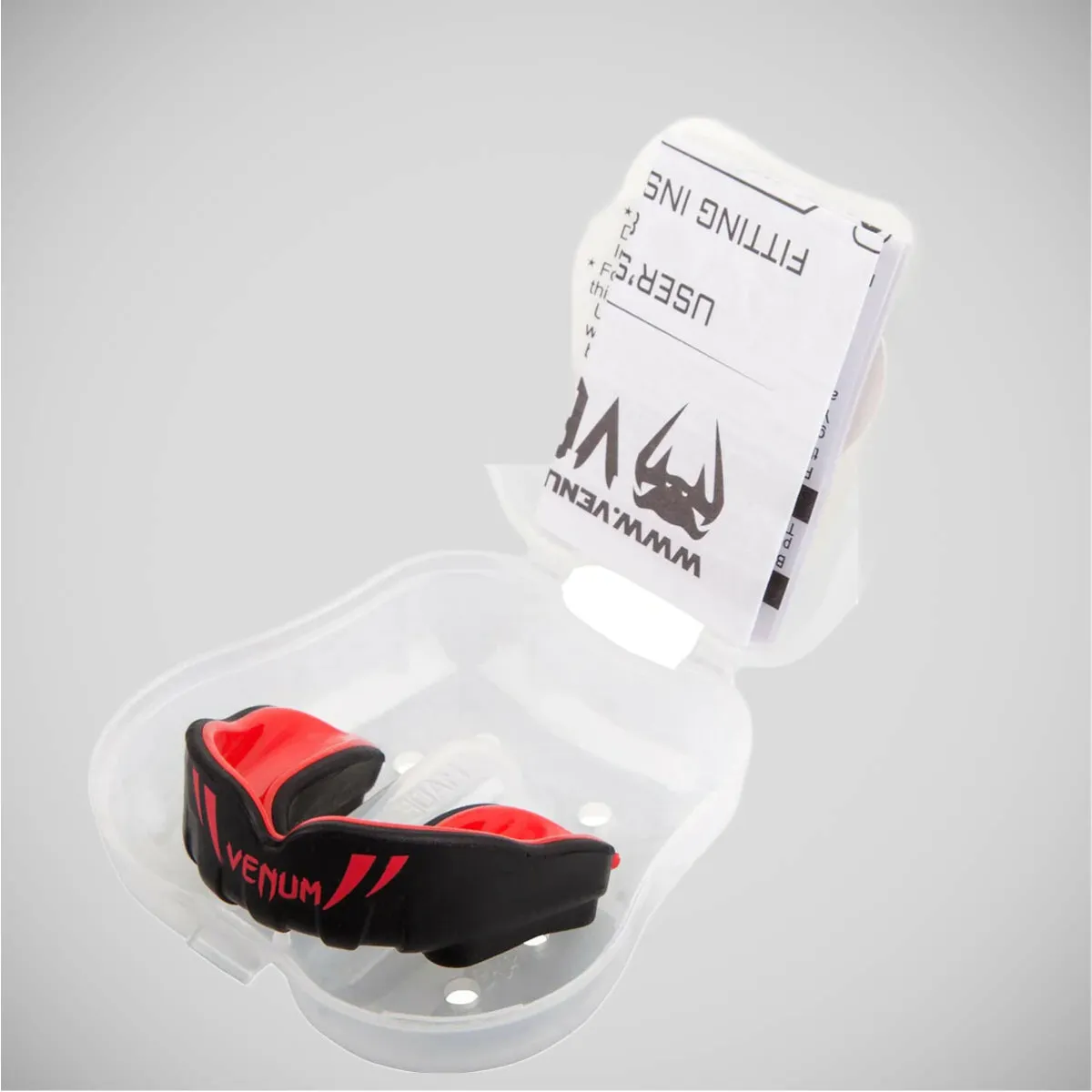 Venum Challenger Kids Mouth Guard Black/Red