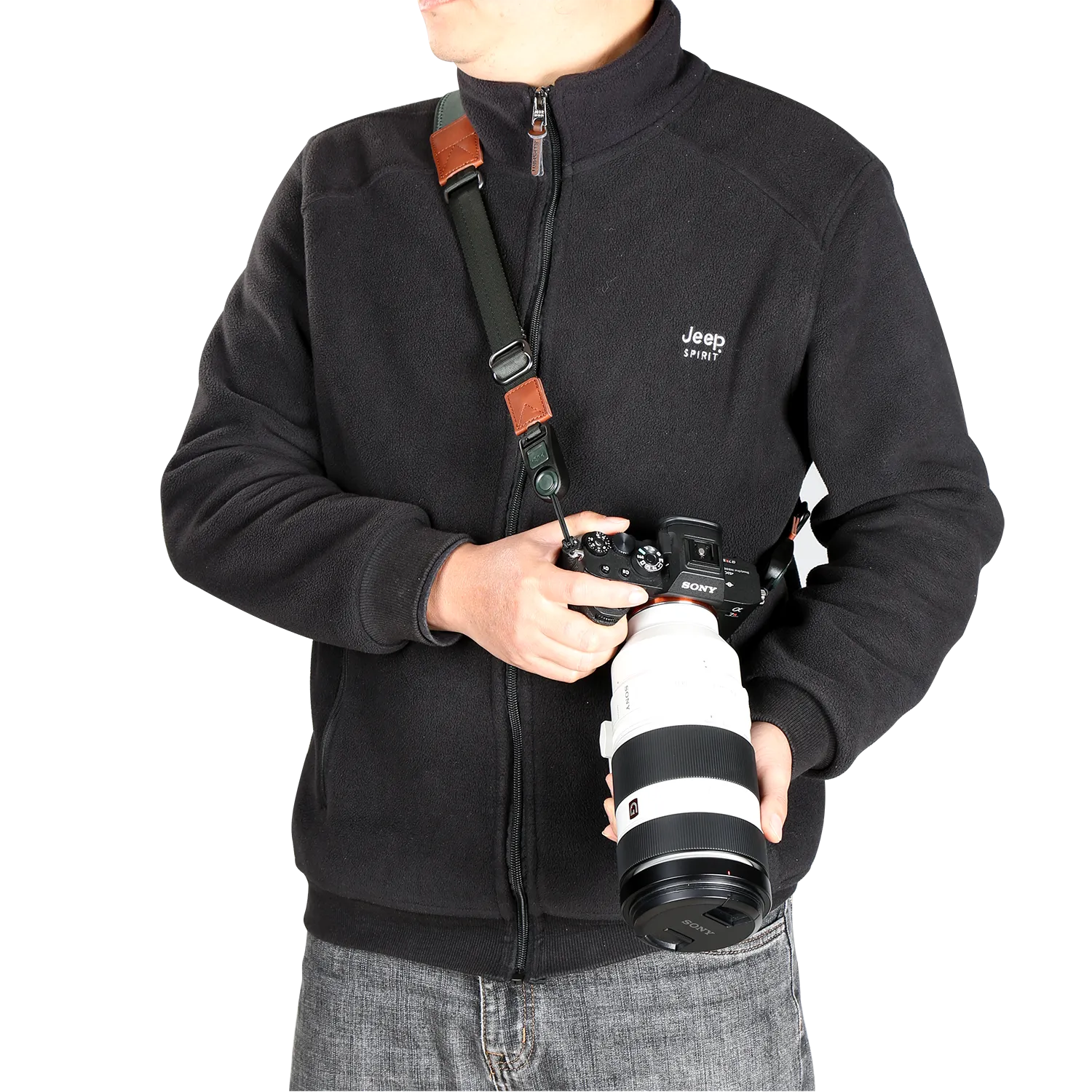 VEO Optic Guard Optics and Camera Neck Strap - Black