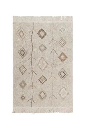 WASHABLE AREA RUG KAAROL EARTH