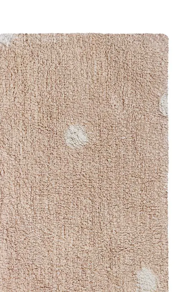WASHABLE AREA RUG MINI DOT ROSE