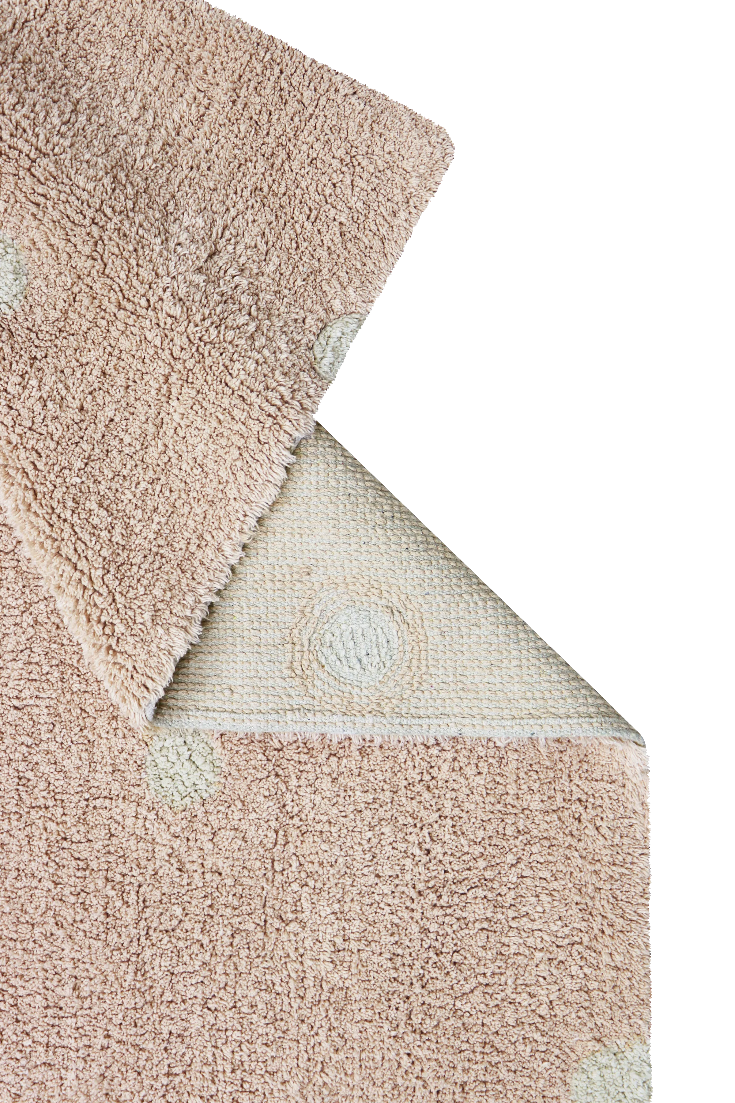 WASHABLE AREA RUG MINI DOT ROSE