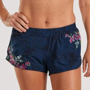 Womens LTD Run 3 Inch Classic Short - Blue Roar